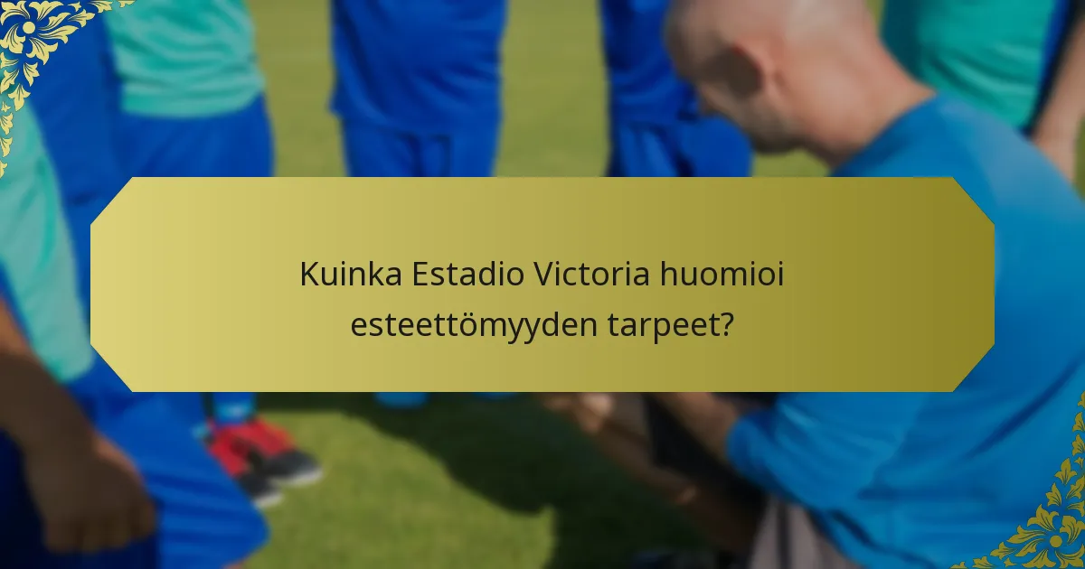 Mitä palveluja Estadio Victorialla on tarjolla?