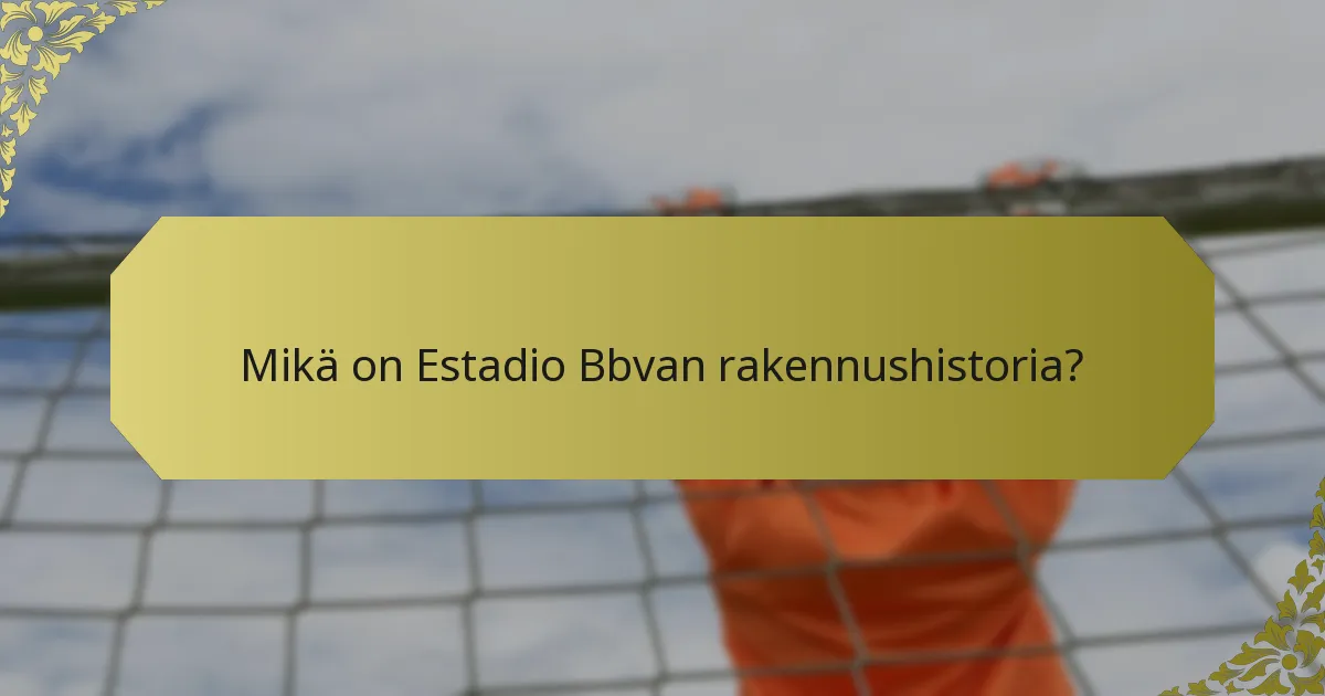 Kuinka Estadio Bbva vertautuu muihin Meksikon stadioneihin?