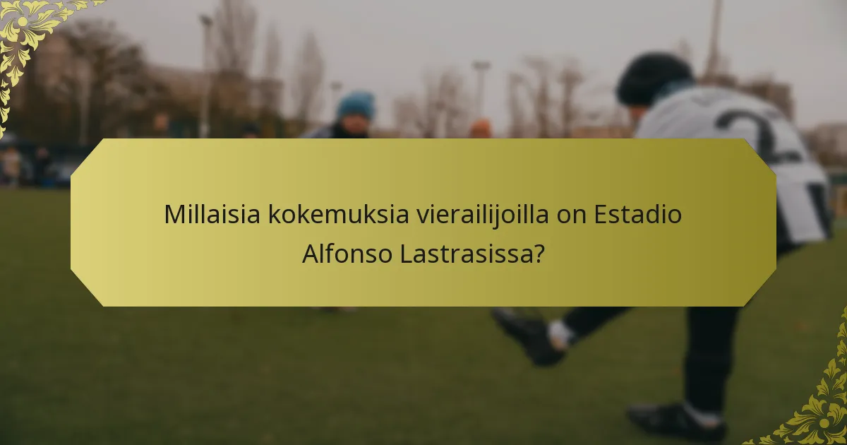Kuinka esteetön Estadio Alfonso Lastras on vammaisille vierailijoille?