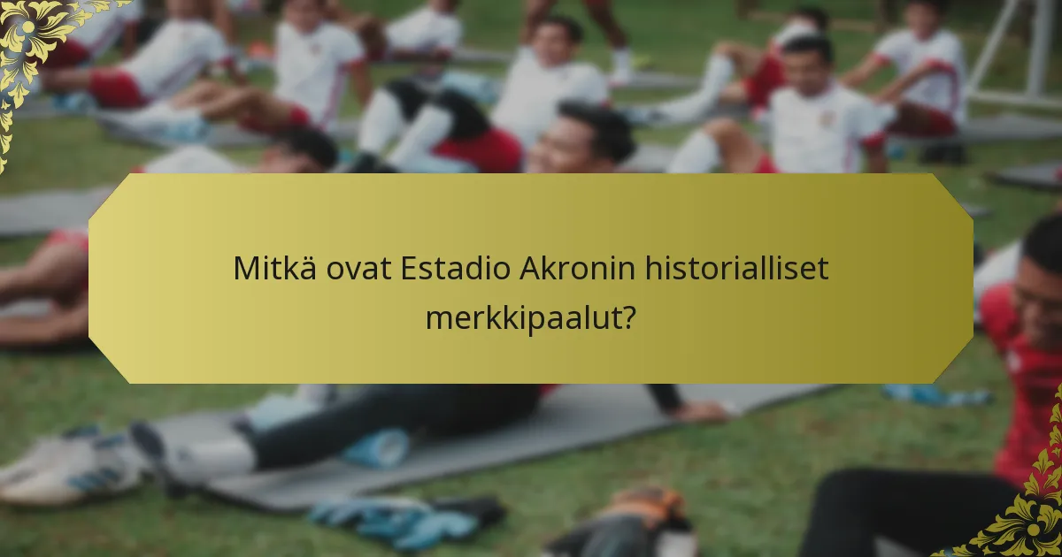 Kuinka Estadio Akron vertautuu muihin stadioneihin?